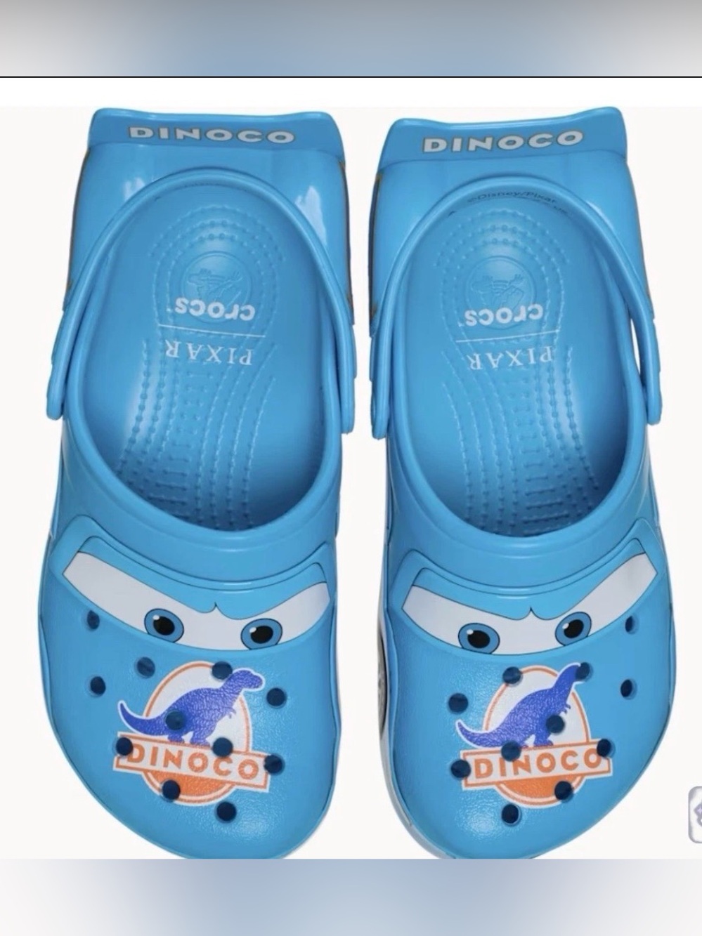 Lightning McQueen Dinoco Cars Crocs US Mens 8 Womens 10